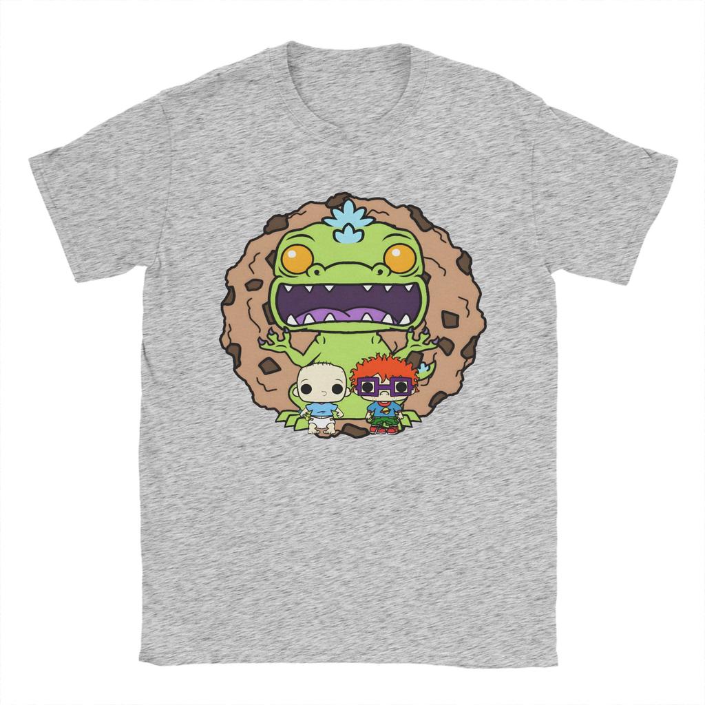 Anime Rrugrat Tshirts Unisex Reptars Babies Cool Pure Cotton Tees Crew Neck Short Sleeve T Shirts 6xl Tops