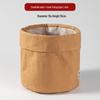 Large Waterproof Washable Kraft Paper Storage Bag for Refrigerator or Desktop Organization, Thickened for Durability, Flower Pot Cover