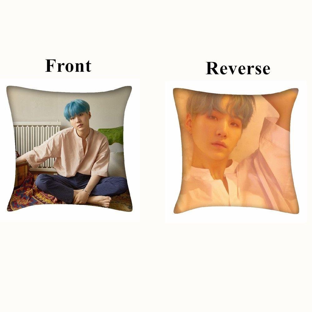 Bts Pillow Kpop Case Bangtan Boys Doublesided Love Yourself Pillow Cover