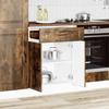 Porto Kitchen Base Cabinet Smoked Oak Finish Particleboard