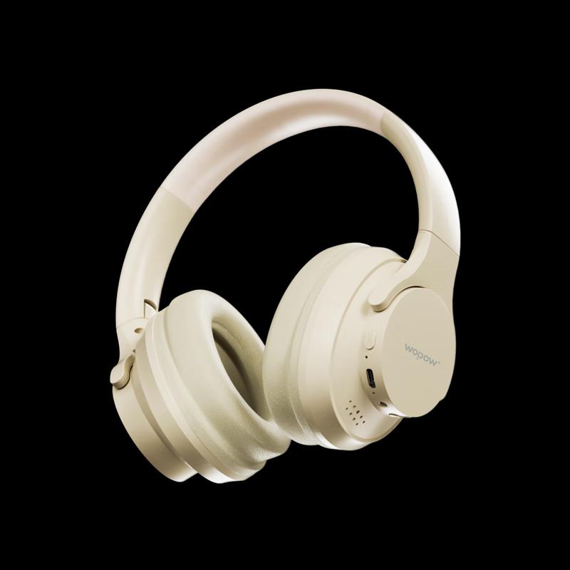 WOPOW BTS01 Over-Ear Active Noise Cancelling Bluetooth Headphones
