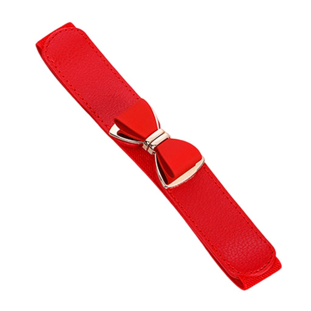 Women's Stretch Waistband Slim Elastic Belt Waist Cincher Band with Fashion Clasp for Outfits Dresses Jackets