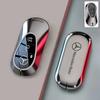 OFK3   Car Zinc Alloy Key Case Bag Metal Key Shell For Mercedes-Benz A B C E G S V Class GLA GLC GLE GLK Vito Sprinter SL SLK Viano ML