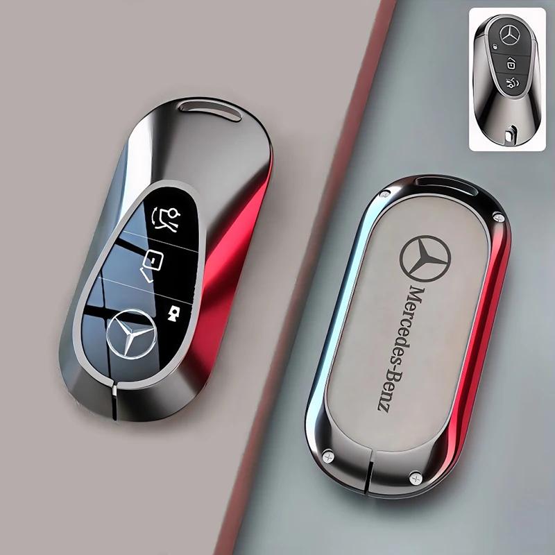 OFK3   Car Zinc Alloy Key Case Bag Metal Key Shell For Mercedes-Benz A B C E G S V Class GLA GLC GLE GLK Vito Sprinter SL SLK Viano ML