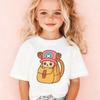 Cute Chibi Character Print Cotton TShirt Men Women Kids Family Clothes 2026 Summer ShortSleeve Casual Tee Tops
