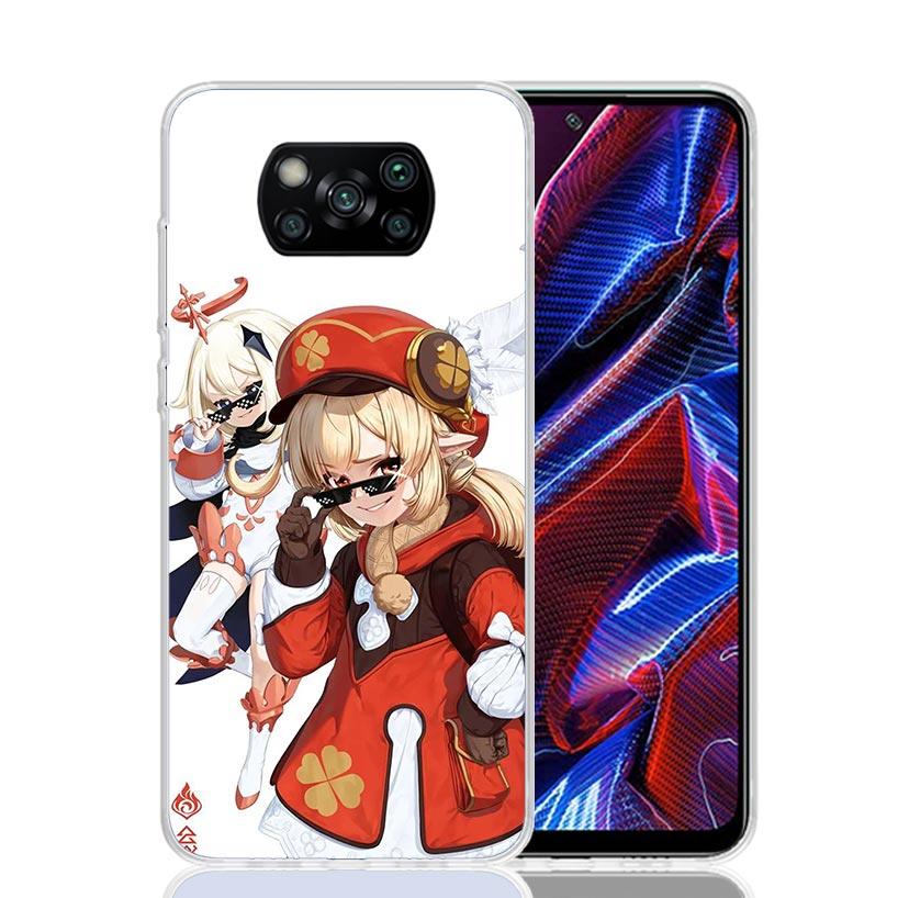 

Genshin Impact Klee Phone Case For Xiaomi Poco F7 Ultra X7 X6 Pro X5 Redmi 15 15C 13 13C 12 12C 10 10A 10C 9 9A 9C 9T Shell Poco Xiaomi Poco M7 4G