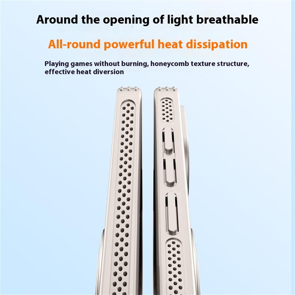 For Xiaomi Poco F7 Pro 5G/Redmi K80 5G Magnetic Case Kickstand TPU PC Heat Dissipation Phone Cover
