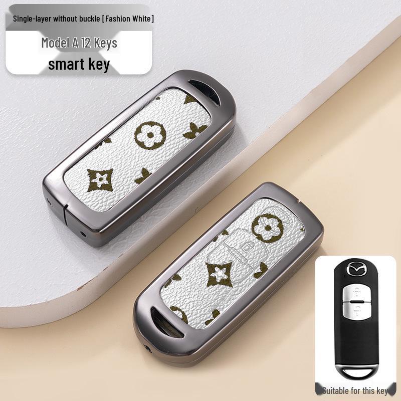 Mazda Key Case for Angkesaila CX4, Atenza, CX5, Mazda 3, and Mazda 6 - Full Protective Shell for Women
