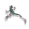 Elegant Crystal Lizard Brooch: Versatile Rhinestone Gecko Pin for Women's Fashion