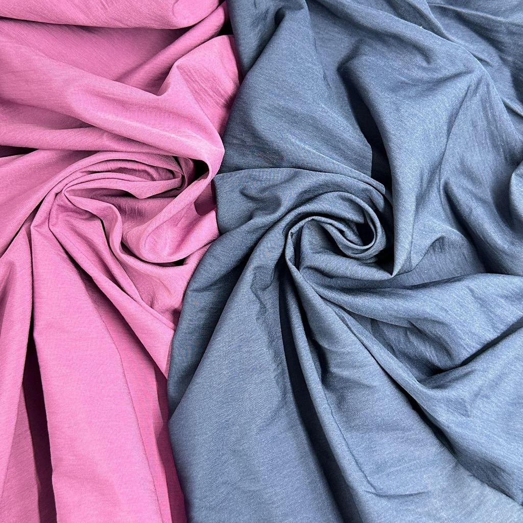 Premium Jinmian Crinkled Fabric, 120g - Breathable for Dresses, Shirt Dresses, Wide-Leg and Women's Pants.