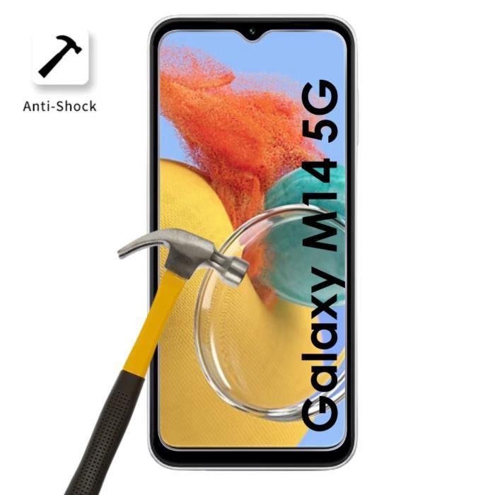 Tempered Glass for Samsung Galaxy M14 5G [2 Pack] Phonillico® Screen Protector Glass Film