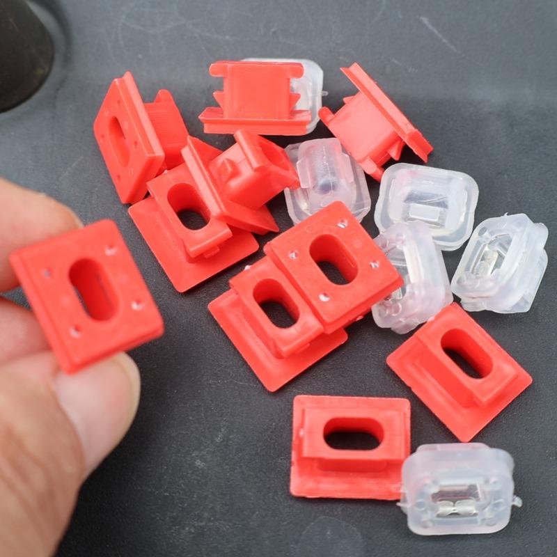 For BMW Interior Dashboard Trim Clip Kit Automotive Fastening ClipsRed Insert Grommet Panel Retaining Clips 5/10/20pcs
