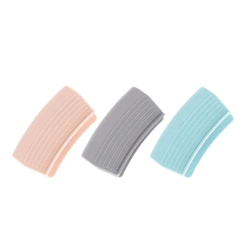 Pot Handle Silicone Grip PadSilicone Grey and Off-White Environmentally Friendly MaterialHeat Insulation and Non-Slip