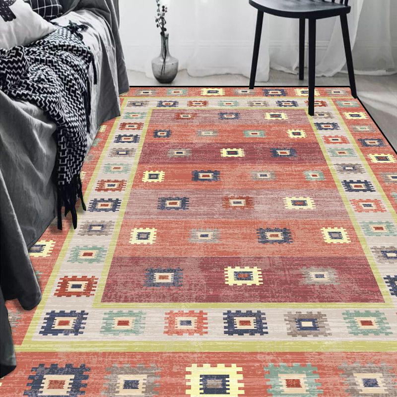 European Luxury Living Room Carpet Non-slip Large Bedroom Decoration Rug Home Cloakroom Lounge Rug Washable Porch Door Mat