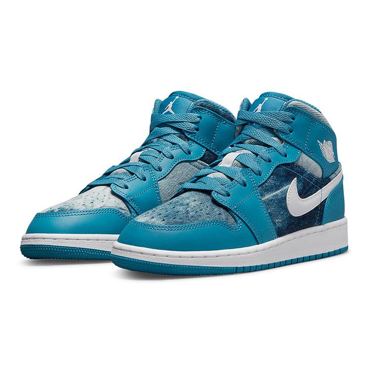 New Jordan 1 Mid Washed Denim GS DM8951-400
