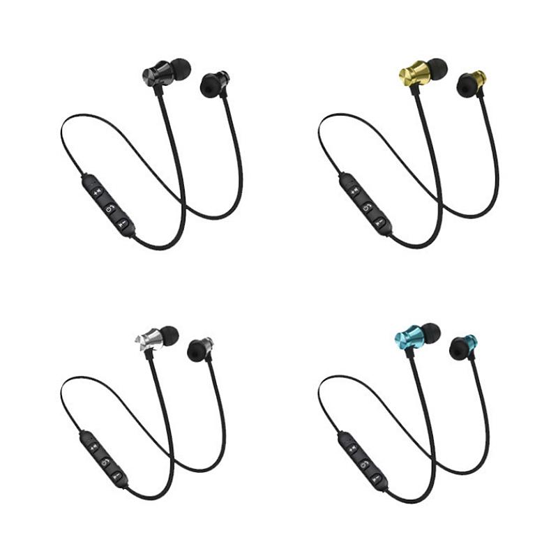 Magnetic Earphone Bluetooth-compatible 4.2 Wireless Headset In-Ear Noise Reduction Hanging Neck Headset Sports Headphones