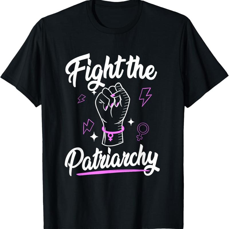 

Feminist Girl Power Fight The Patriarchy Gender Equality T Shirt - Men s Summer Cotton Graphic Tee S разноцветный