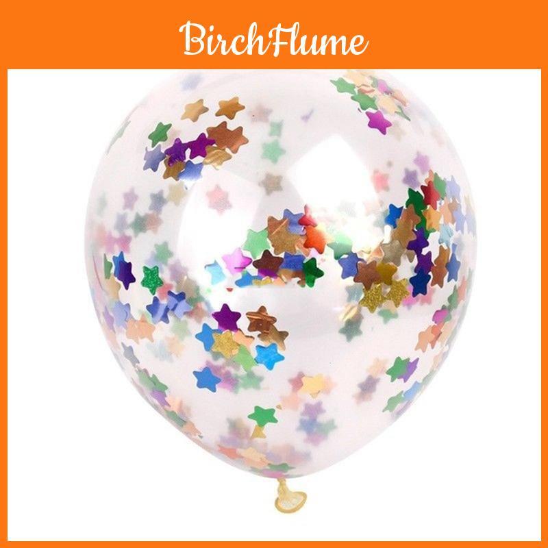 Vibrant 12" Confetti Balloon Latex Helium Perfect For Memorable Birthday Wedding Parties