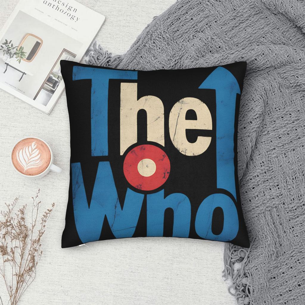 Home Decoration the who rock band fans gift Pillowcase Stuff  Pillow Cover Zipper Multi Size