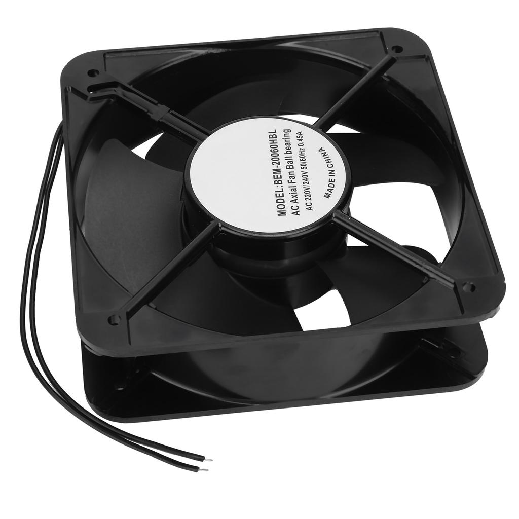 BERM Ball Bearing Fan Magnalium Frame BEM 20060HBL AC220V 240V for Heat Dissipation