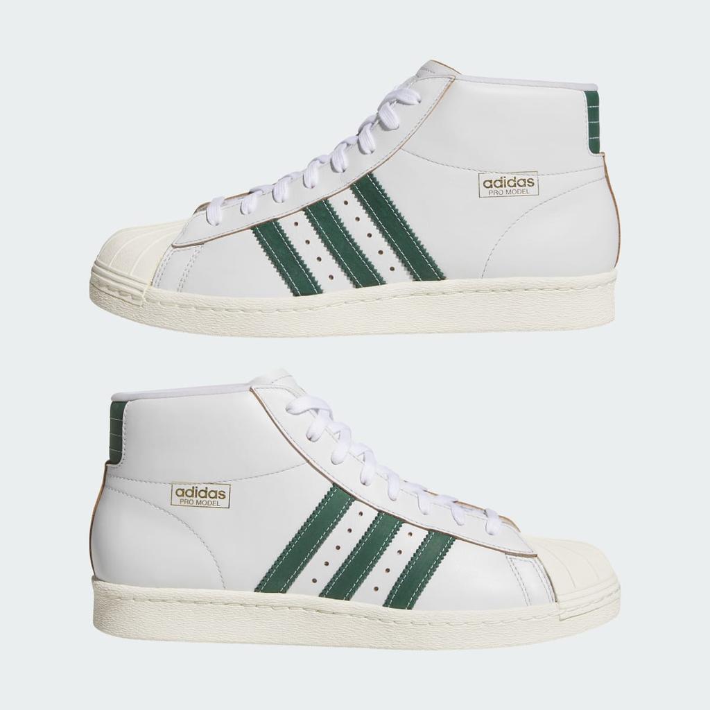 adidas Pro Model 80 ADV JP8534 Unisex Originals Sneakers Crystal White / Collegiate Green / Off White