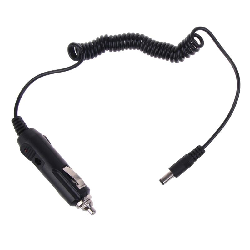 12V Car Cigarette-Lighter Plug Cable With DC5.5x2.1mm 4.0x1.7mm 3.5x1.35mm Male Connector Car Charger Extension Cable
