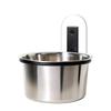 Wall Mounted Elevated Pet Feeding Bowl Stainless Steel No Spill Food Water Dish for Cats Small Dogs Home Use