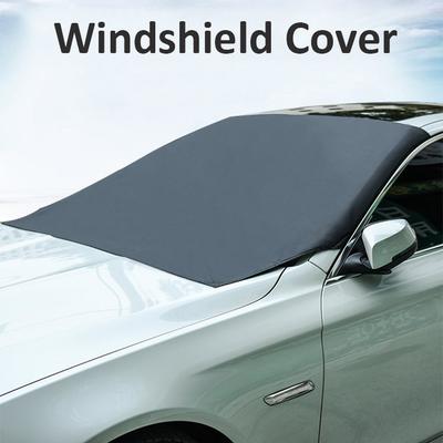 Magnetic Car Front Windscreen Cover Automobile Sunshade Cover Car Windshield Snow Sun Shade Waterproof Car Cover