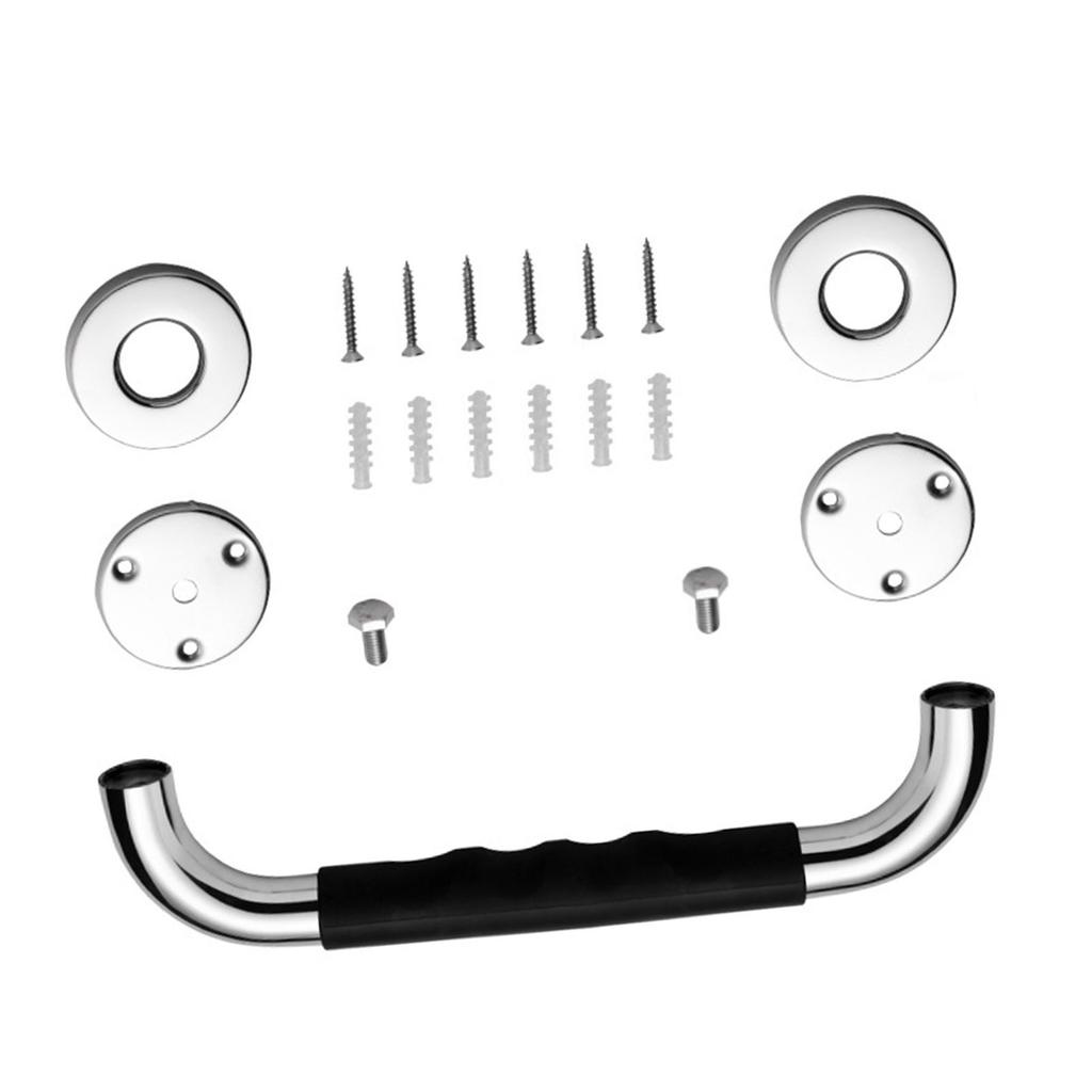 Bare de siguranță îngroșate din oțel inoxidabil 304, impermeabile, antiderapante, mâner de duș pentru