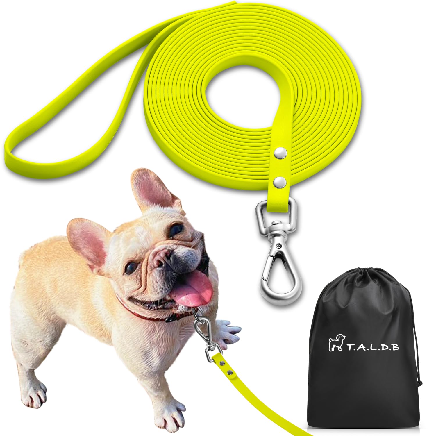 Trainer Long Dog Leash for Dog Durable PVC for Snow Camping Colors T.A.L.D.BDog Recommended Training, Material, Water-Repellent, Stain-Resistant,