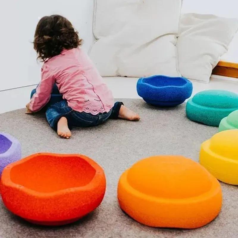 1Pcs Stepping Stones Foam for Kids Balance Blocks Promote Coordination Balance Obstacle Courses Sensory Game Indoor Outdoor Toy for Toddlers