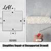 Damaged Walls Repairing Clip 10Pcs Drywall Repair Clips with 20 Screws Fastener Fits 1/2" Backing 5/8" Panels Stainless Steel for DIY Heavy-duty