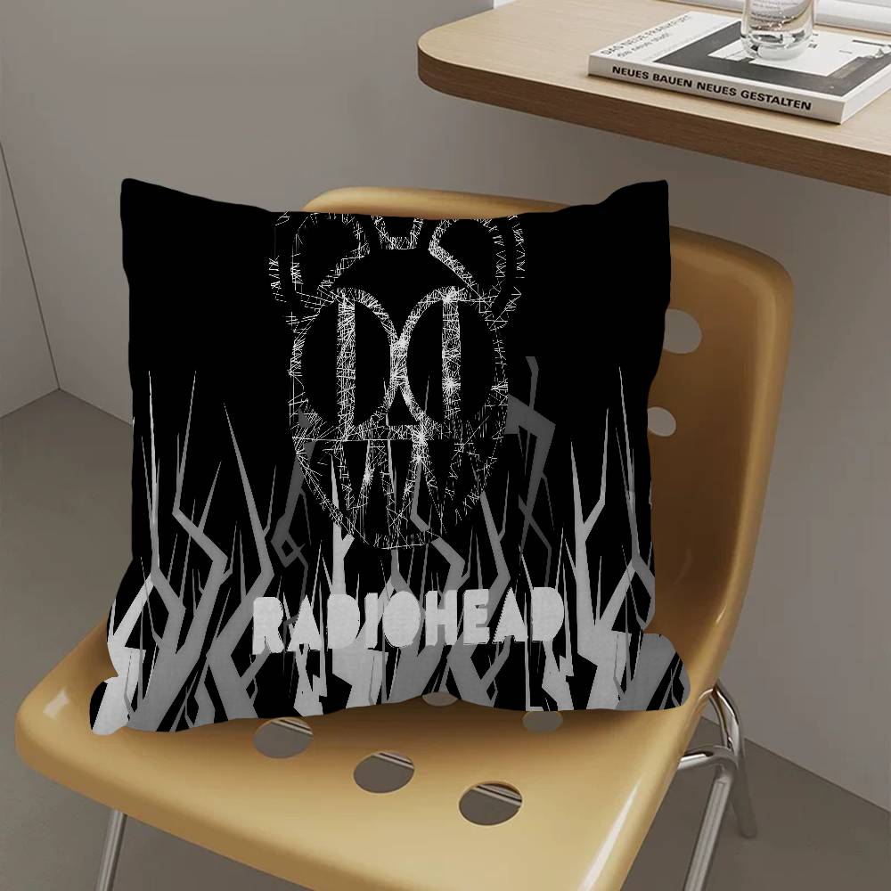 Band R-radioheadS Pillow Gift Home Office Decoration Bedroom Sofa Car Cushion Cover Case 45x45