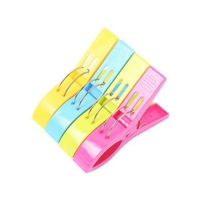 4 große Wäscheklammer-Clips, Strandtuch-Clips, Wäscheständer-Clips