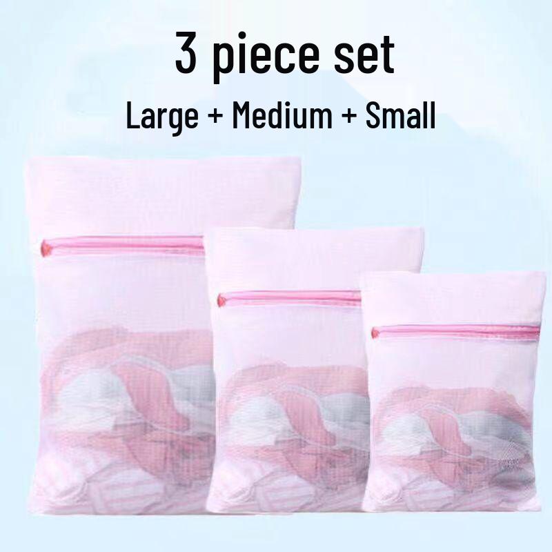 Thickened Coarse Mesh Laundry Bags for Washing Machine - Safely Wash Underwear, Bras, and Clothing