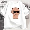 Bubu Dudu Couple Tshirt Bear Panda Are Spy Love Things Couple Do Tshirt Cute Matching Coton T-shirt Womgn Men Gift Valentines