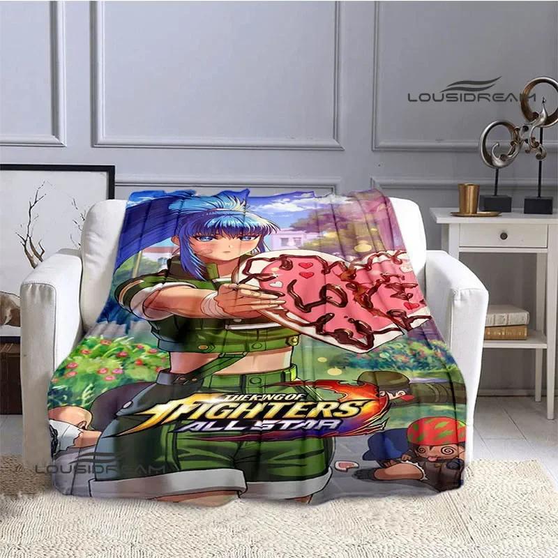 3D KOF game Cartoon blanket Warm Flannel blankets Soft and comfortable blanket Home Travel Blankets bed linings Birthday Gift