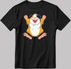 Happy Guinea Pig T-Shirt, Cartoon Pet Tee K248