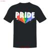 Vibrant Pride Celebration Heart Unisexs T Shirt Vintage Stylish Comfortable Stretched Soft Designer Clothes Graphic Homme