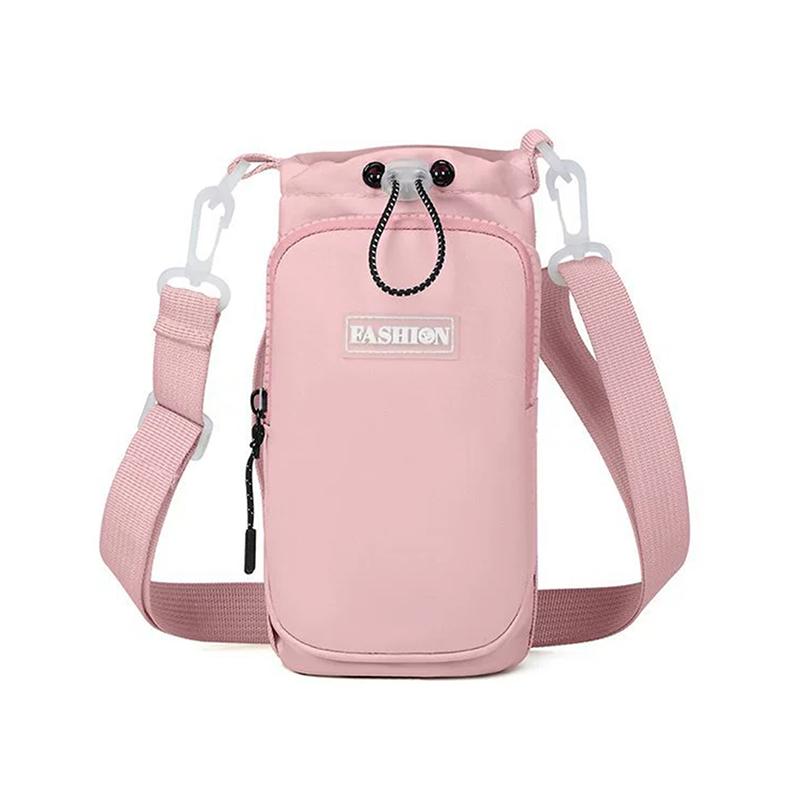 1Pieces Water Bottle Crossbody Bag With Adjustable Shoulder Strap, Portable Water Bottle Cooler Sleeve, Outdoor Tableware