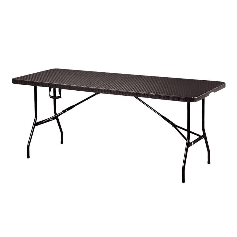 1.8m Portable Outdoor Rattan Design Folding Table