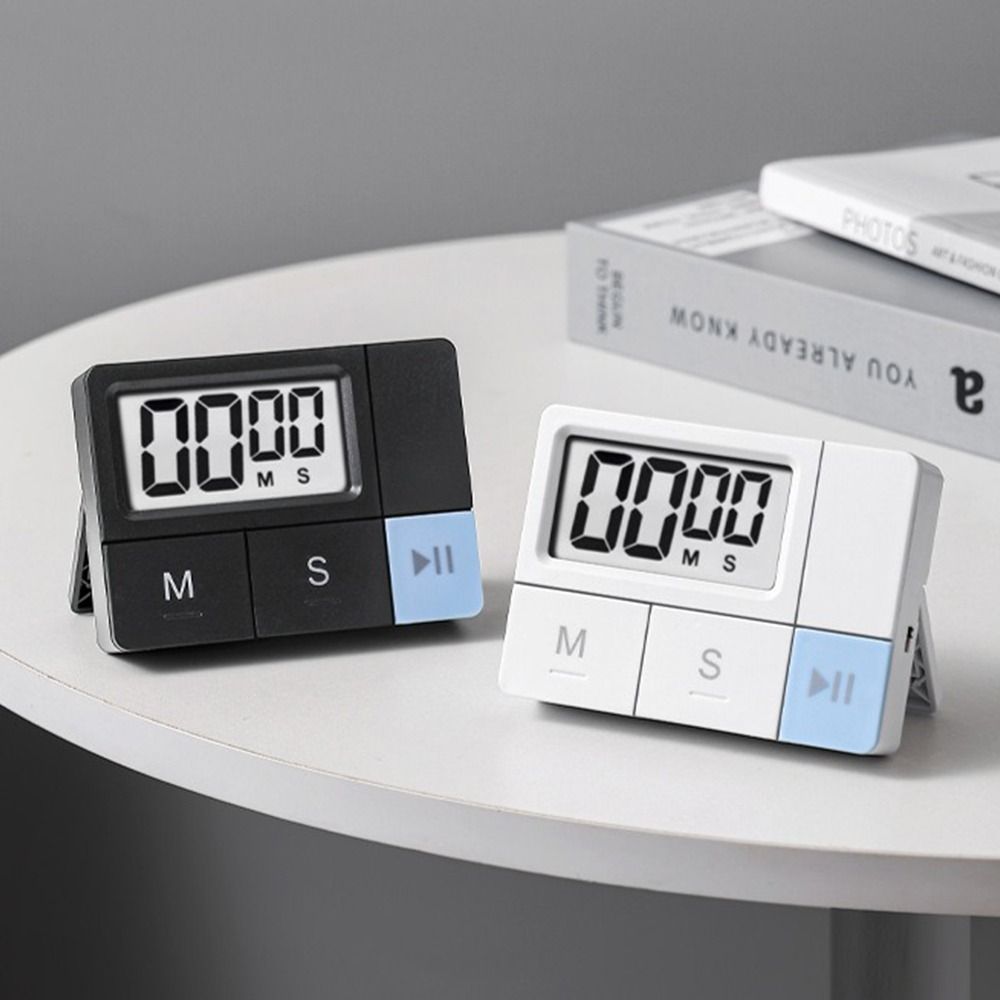 Kunststoff Küchen-Elektronik-Timer Mini Countdown-Wecker Koch-Zeitmesswerkzeug Alarmeinstellung