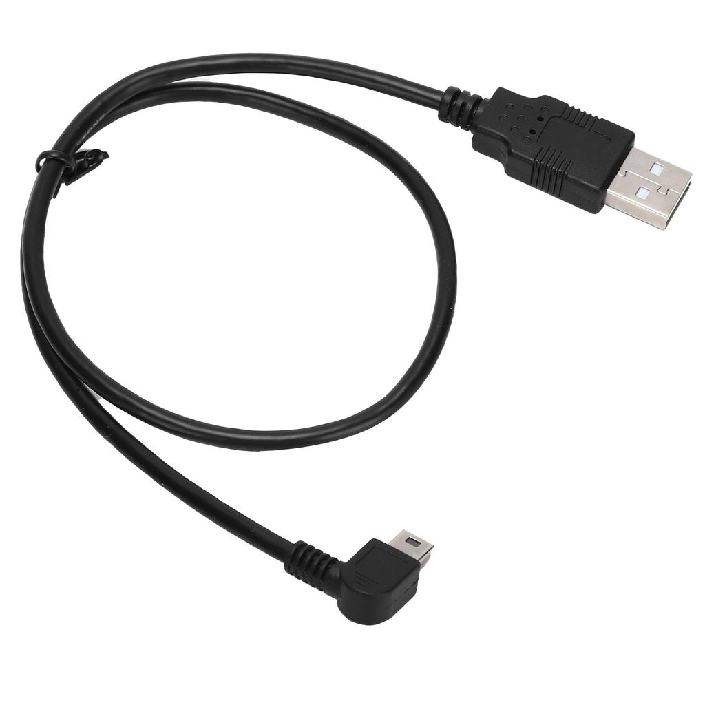 USBA To Mini USBB Cable Male To Male Elbow Left Angle Power Supply Charge Cord for PC
