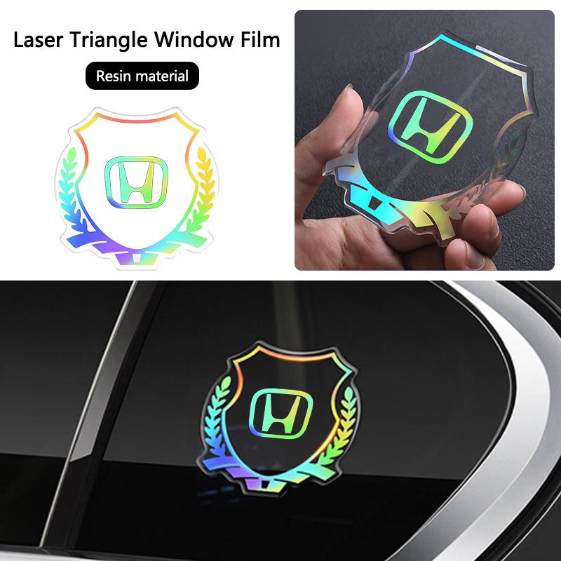 1PC For Honda Civic Fit Jazz Accord CRV HRV City Odyssey Reflective Car Body Window Stickers Vinyl Decoration Decals Accessories aiz256