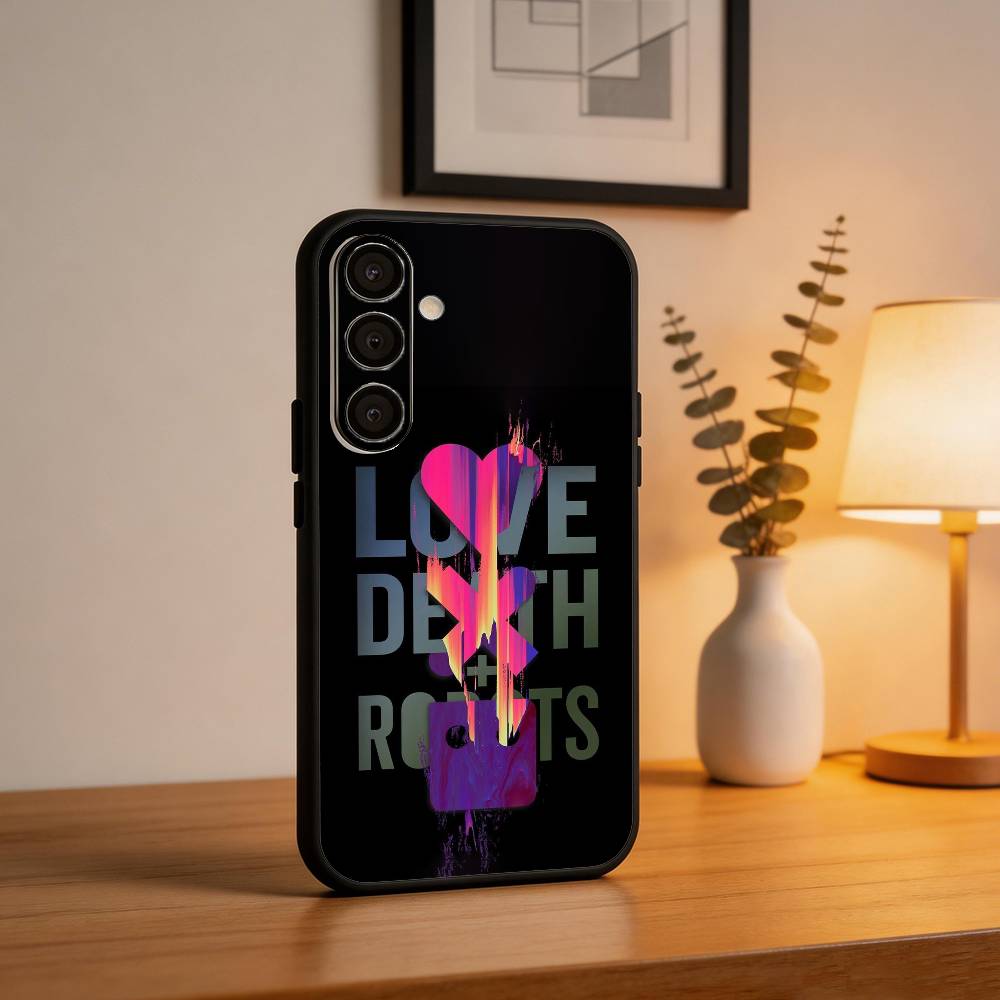 Love Death And Robots  Phone Case For Samsung  A73,A21s,A22,A31,A32,A52,A53,A71,A80,Soft Black Shell