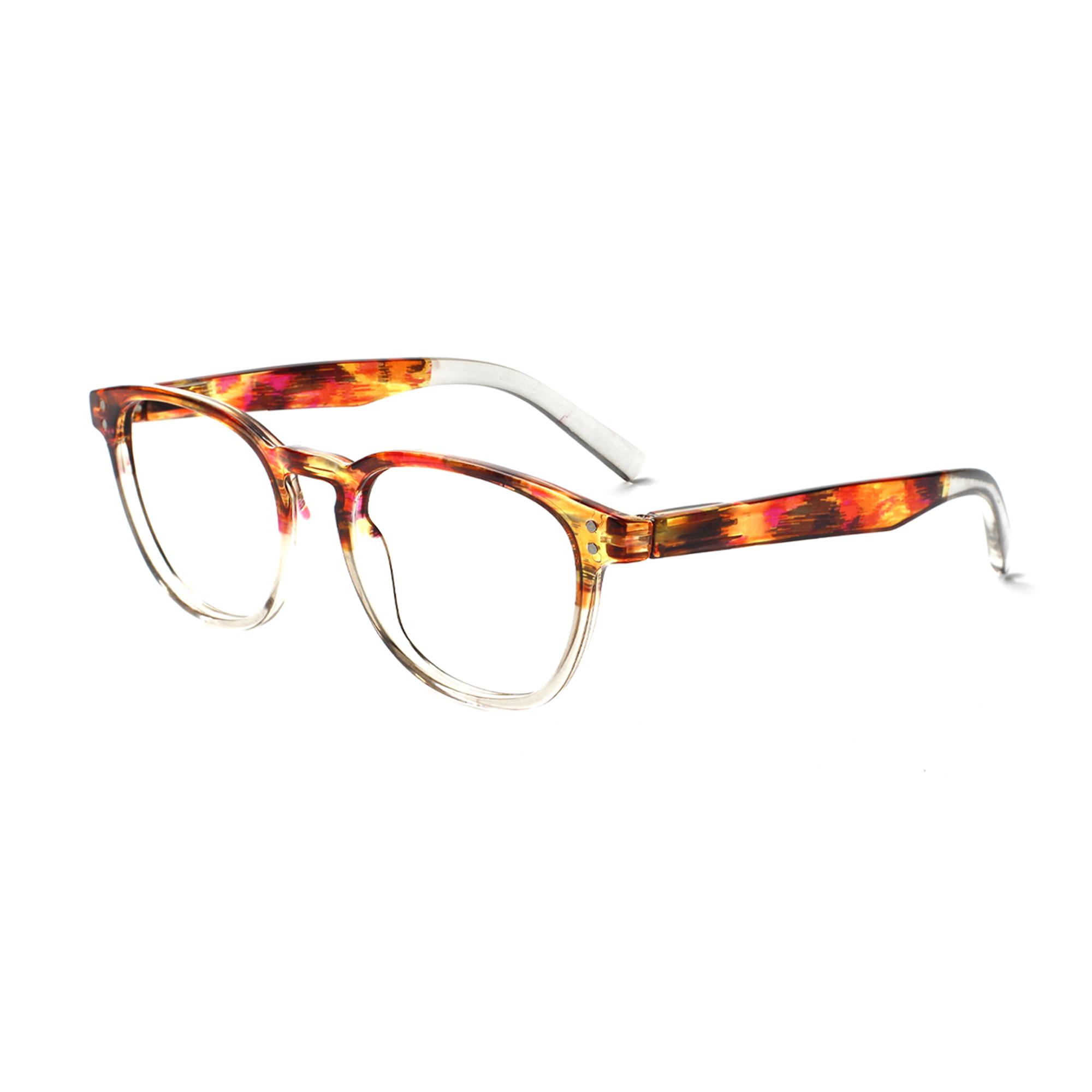 

Turezing Reading Glasses Men And Women Round Fine Pattern Fashion Comfortable Hd Lenses Prescription Eyewear 0.5