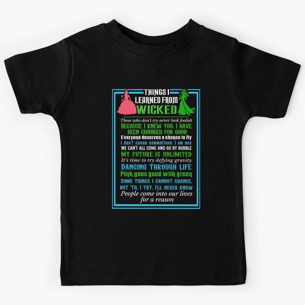 Things I Learned Kids T-Shirt 130