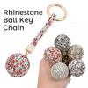 Rhinestone Ball Alloy Keychain Cute Car Key Ring For Men Women Bag Backpack Decor Hanging Pendant Fashion Jewelry Accessories