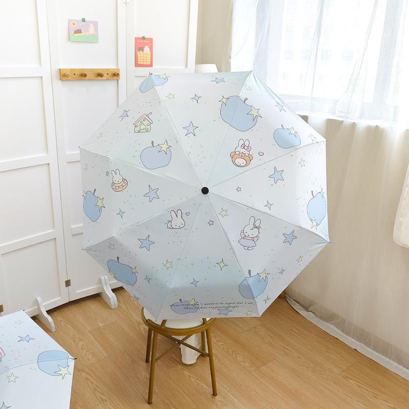 Stylish Automatic Folding Umbrella for Women - Sun & Rain Protection Parasol