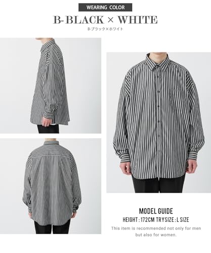 [IMPROVES] [NULL] Striped Long Sleeve Shirt